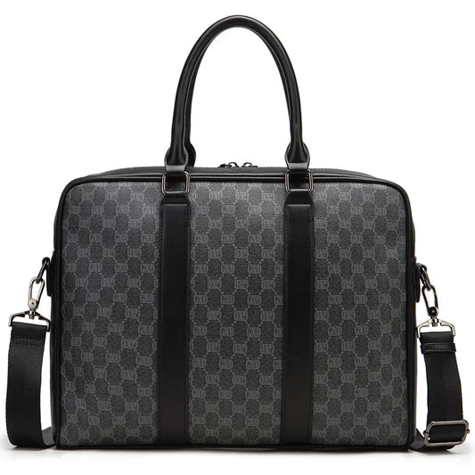 Men Leather Business Handbag - Velouré
